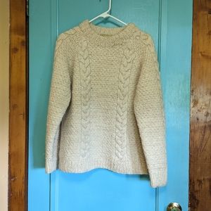Vintage handknit wool sweater